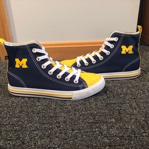 University of Michigan Custom High Tops